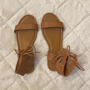 Brown Leather Sandals